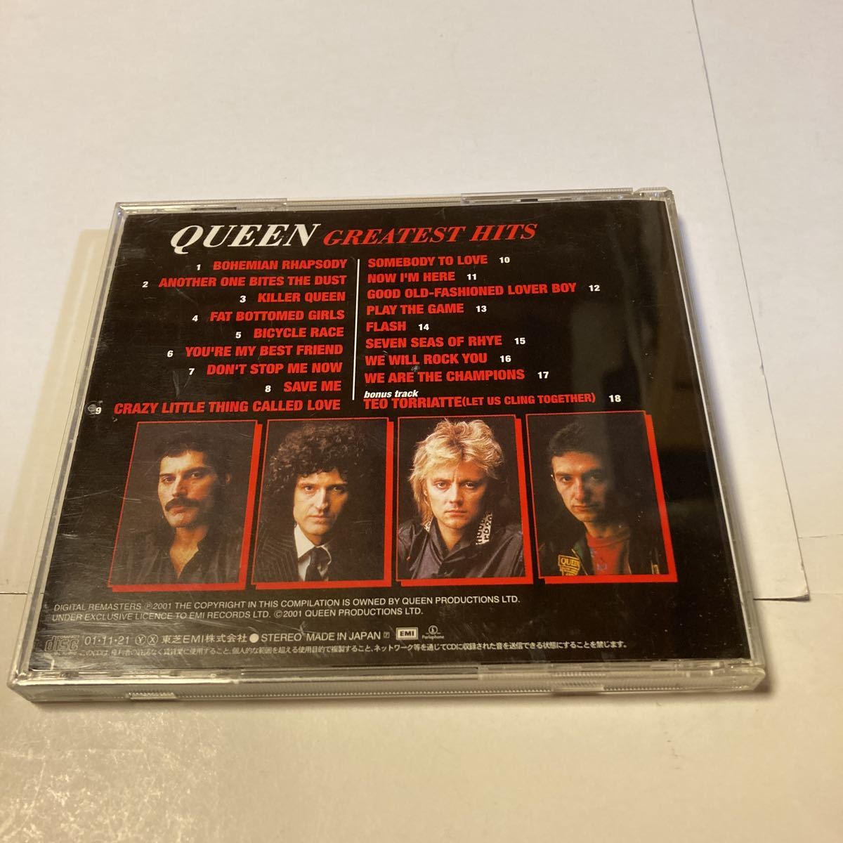 QUEEN Greatest Hits ボヘミアン・ラプソディ 地獄へ道づれ 伝説のチャンピオン 手をとりあって ブライアン・メイ フレディ・マーキュリー_画像5