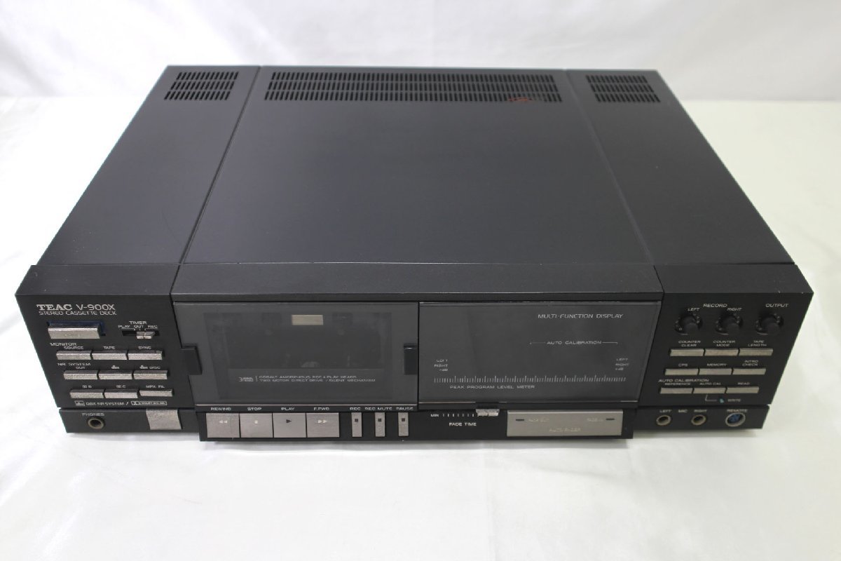 満点の 値下げ!!TEAC 3ヘッドカセットデッキ 3ヘッドカセット V-900X