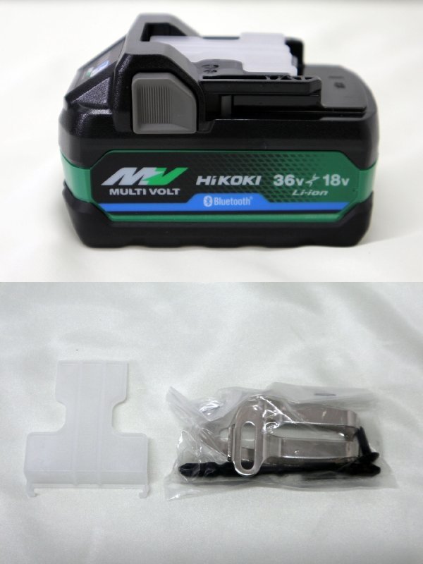 未使用品Hikoki 36V コードレスインパクトドライバ WH36DC(2XPRSZ) フレアレッド  Bluetooth電池2個（10423051206903WY）