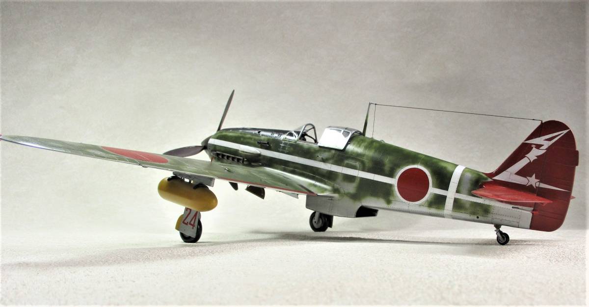 日本陸軍 飛燕1型丁 244戦隊小林隊長24号機 1944年12月 日本陸軍 飛燕1型丁 244戦隊小林隊長24号機 1944年12月