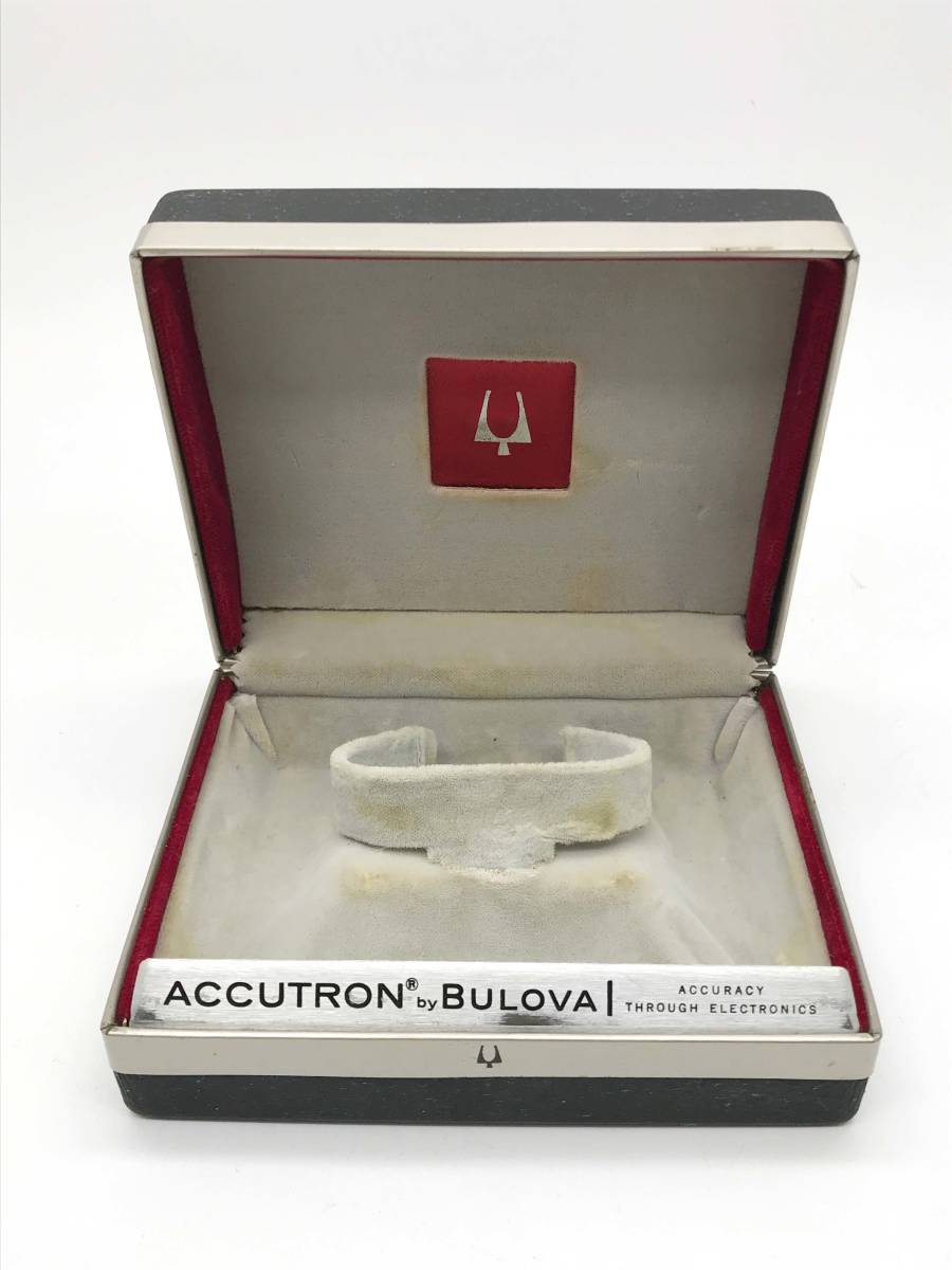 [ редкий товар ]BULOVA ACCUTRON Spaceview/ Broba akyuto long Space вид / специальный коробка / специальный BOX