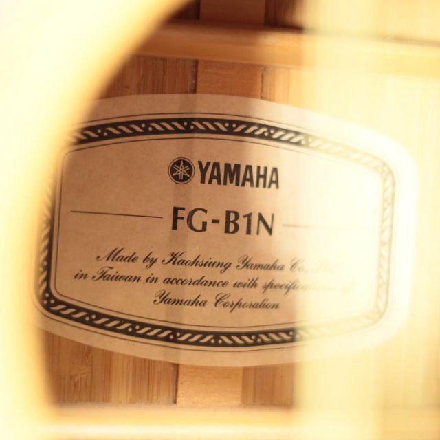 超レア！ 美品！ YAMAHA 竹製ギター FG-B1N ハードケース付 | pacoxhub.com