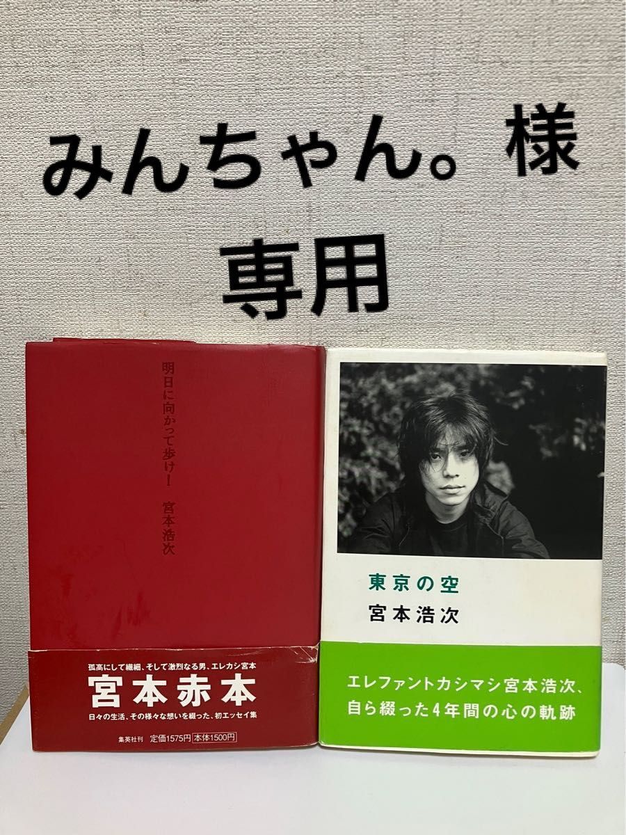 宮本浩次　『明日に向かって走れ！』『東京の空』２冊セット