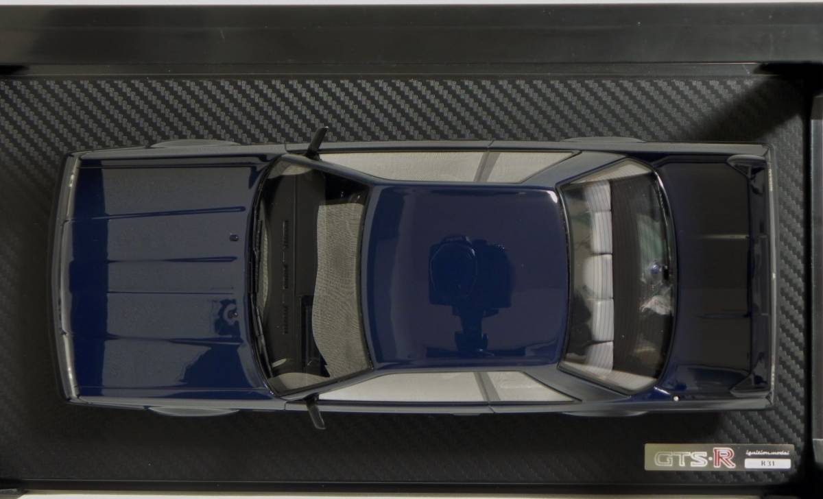 IG 1/18 Nissan Skyline GTS-R (R31) Blue Black Skyline RS Watanabe lowdown custom NISMO RECARO blue black 