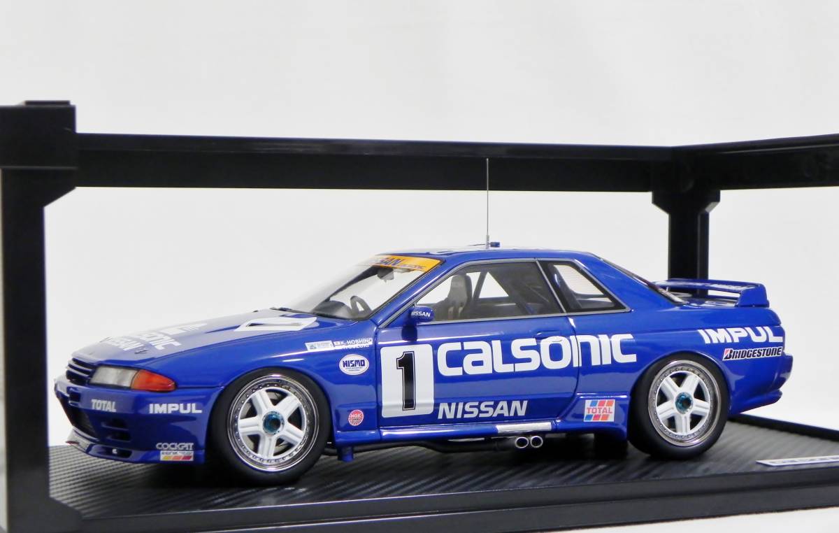 IG 2819 1/18 CALSONIC SKYLINE (#1) 1991 JTC イグニッションモデル