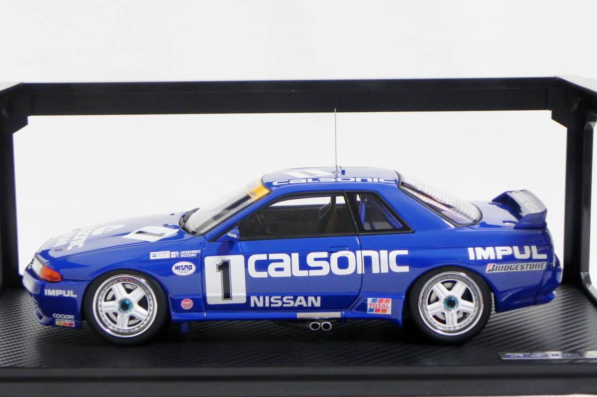 IG 2819 1/18 CALSONIC SKYLINE (#1) 1991 JTC イグニッションモデル カルソニック スカイライン 星野一義/鈴木利男 JTC 第6戦 インターTECの画像8