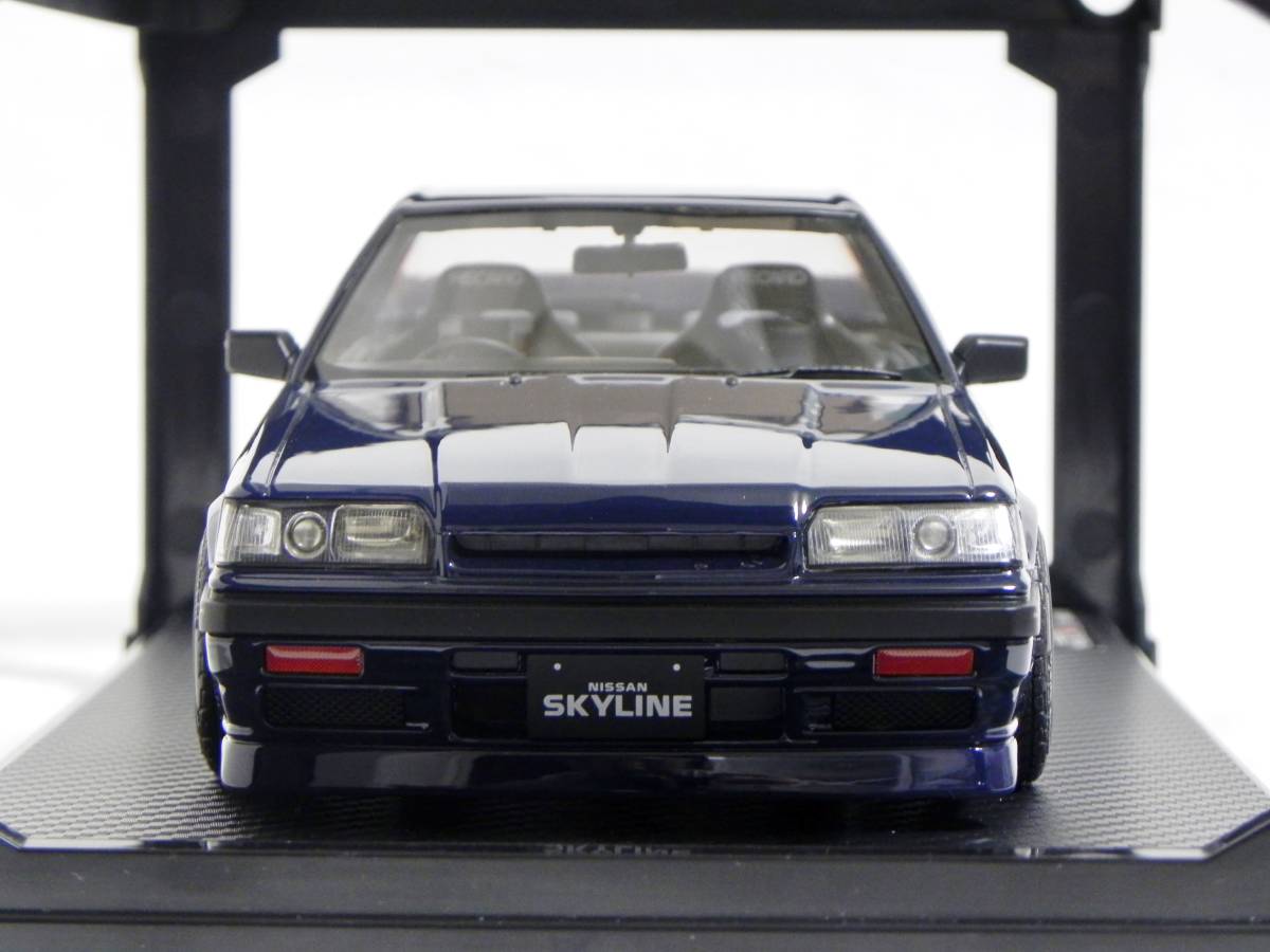 IG 1/18 Nissan Skyline GTS-R (R31) Blue Black Skyline RS Watanabe lowdown custom NISMO RECARO blue black 