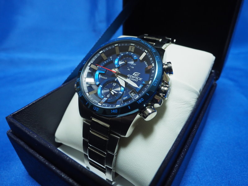 最終値下げ ♪♪CASIO EDIFICE EQB-900DB-2AJF Bluetooth対応