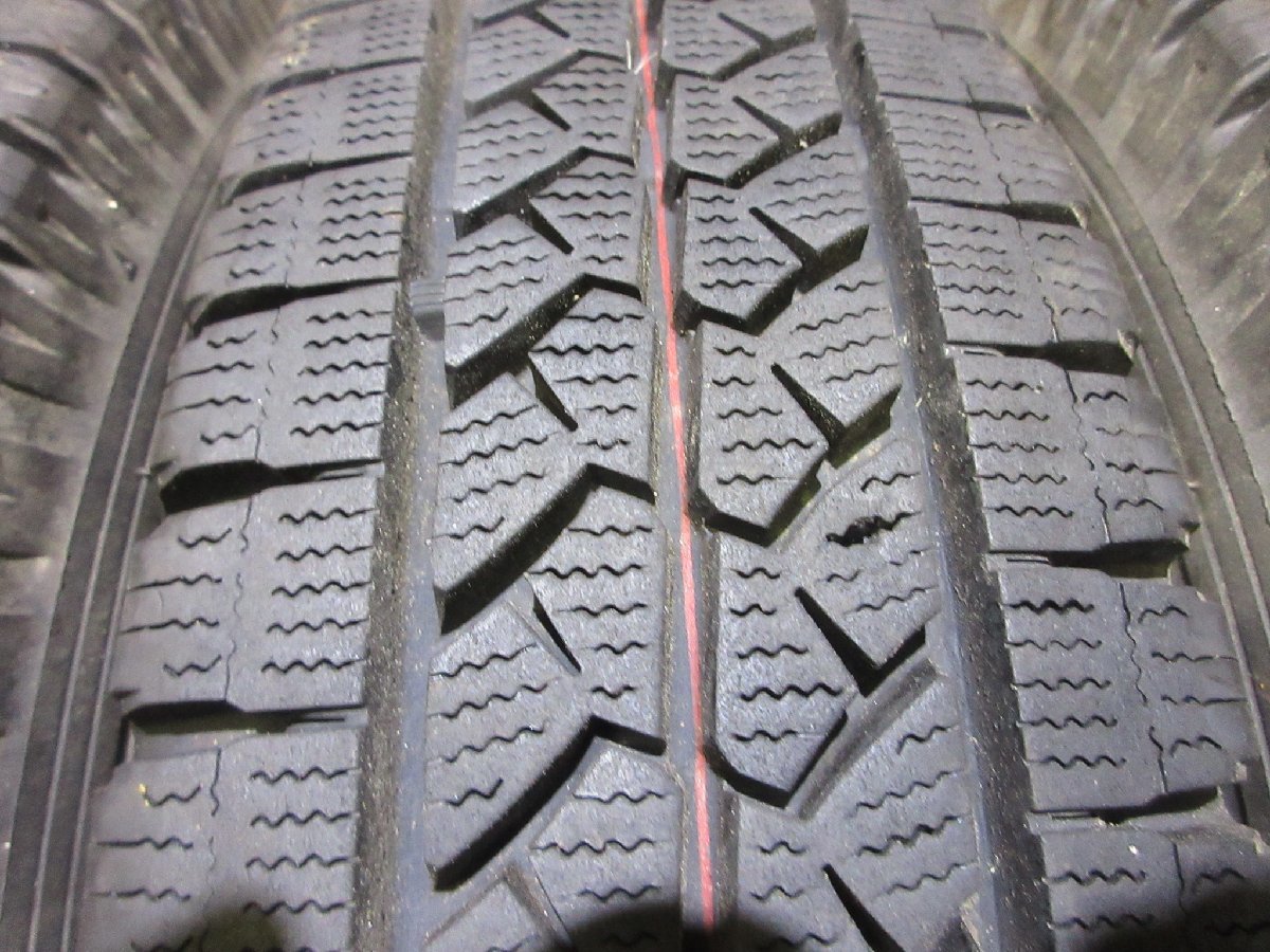 7070N2A〇　155/80R14 88/86N LT スタッドレス　4本　ブリヂストン BLIZZAK VL1　2021年製 バリ山　【本州四国九州送料無料】_画像4