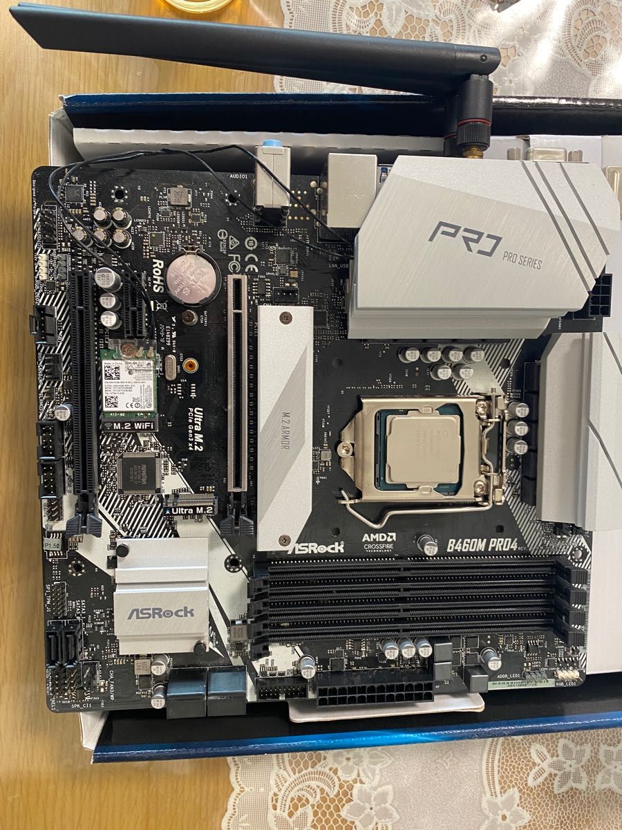 i5 10400F ASROCK B460m PRO4 Wi-Fi、Bluetooth付き オフィス用品 i5 10400F ASROCK B460m PRO4 Wi-Fi、Bluetooth付き オフィス用品