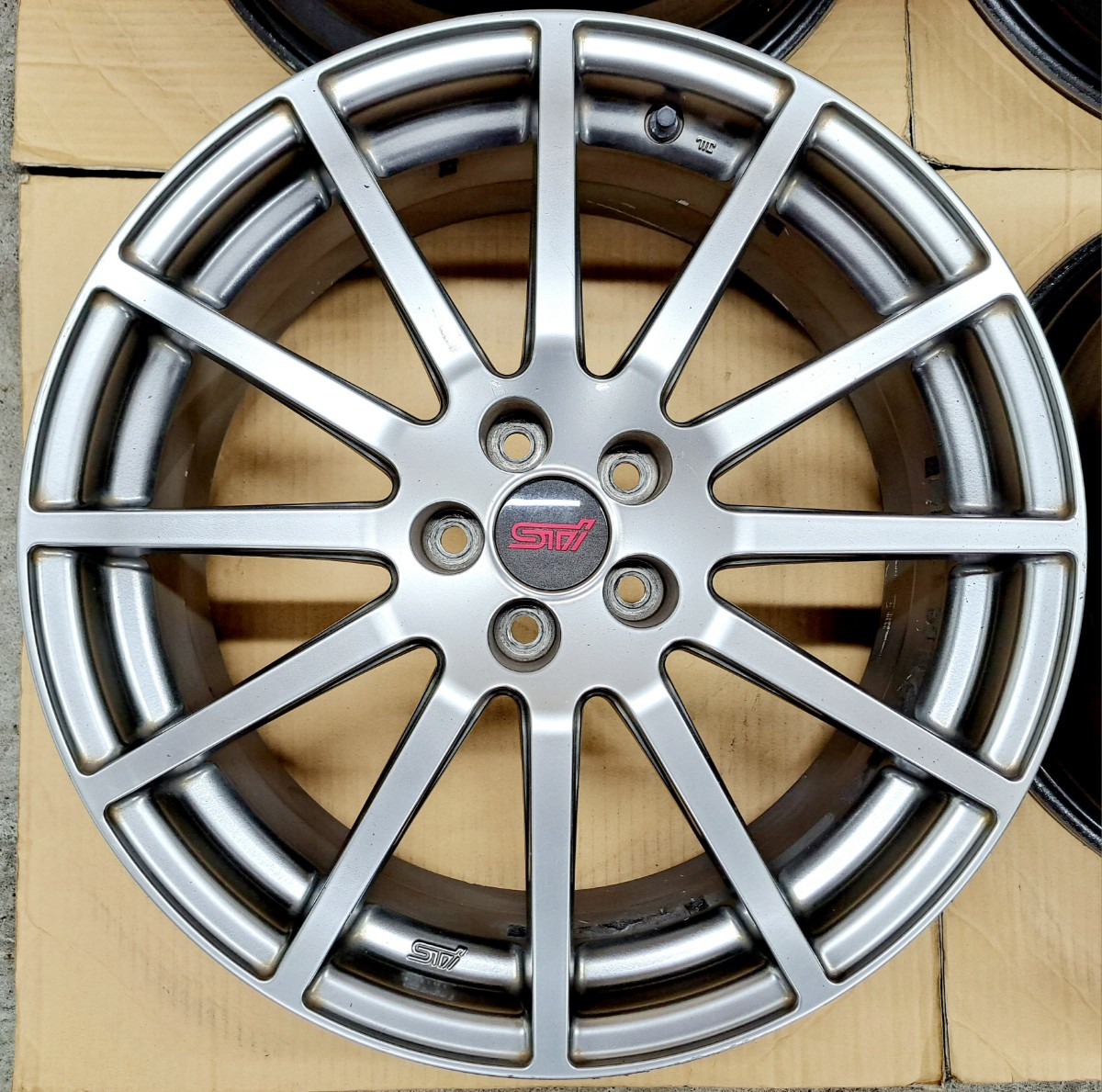 スバル STI 純正 オプション 18インチ ホイール 4本 インプレッサ