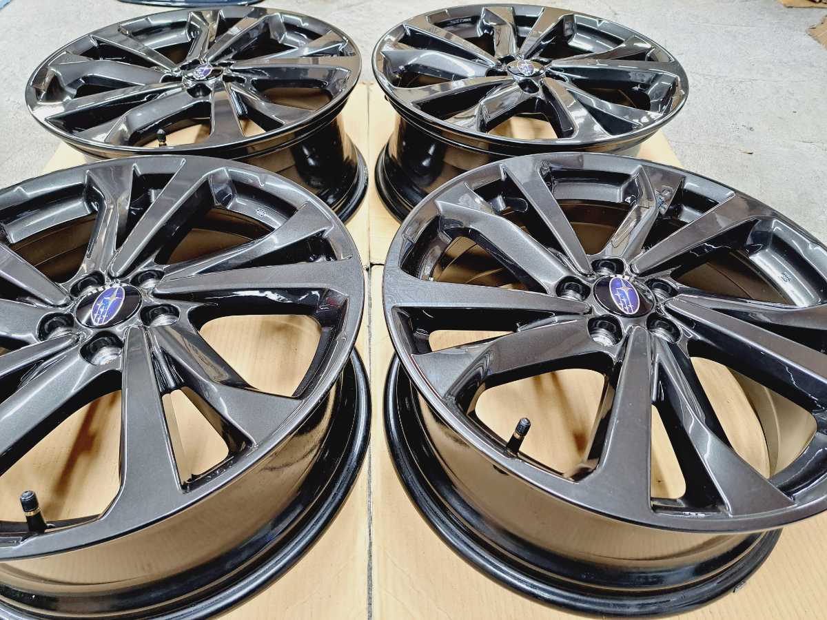 新車外し】スバル インプレッサスポーツ STIスポーツ 純正 ホイール 4