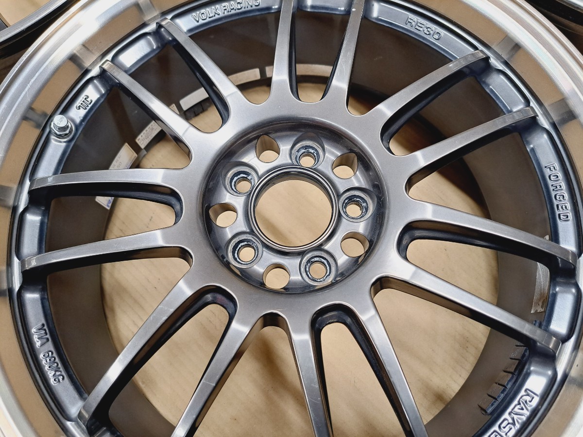 RAYS VOLK RACING RE30 ホイール 4本 7.5J 18インチ 100 スバル