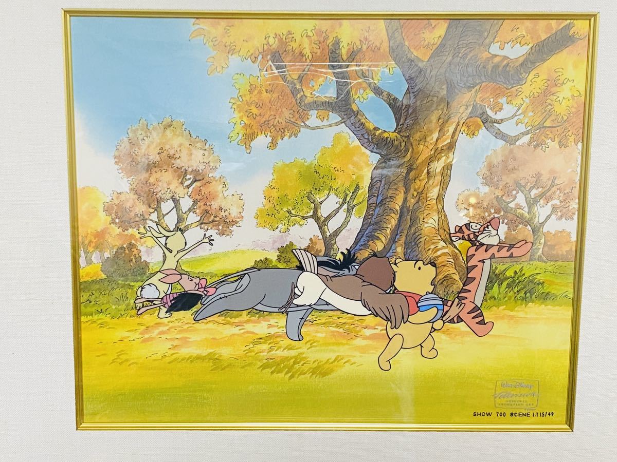 真作 ディズニー アニメーションアート くまのプーさん セル画 Pooh 絵