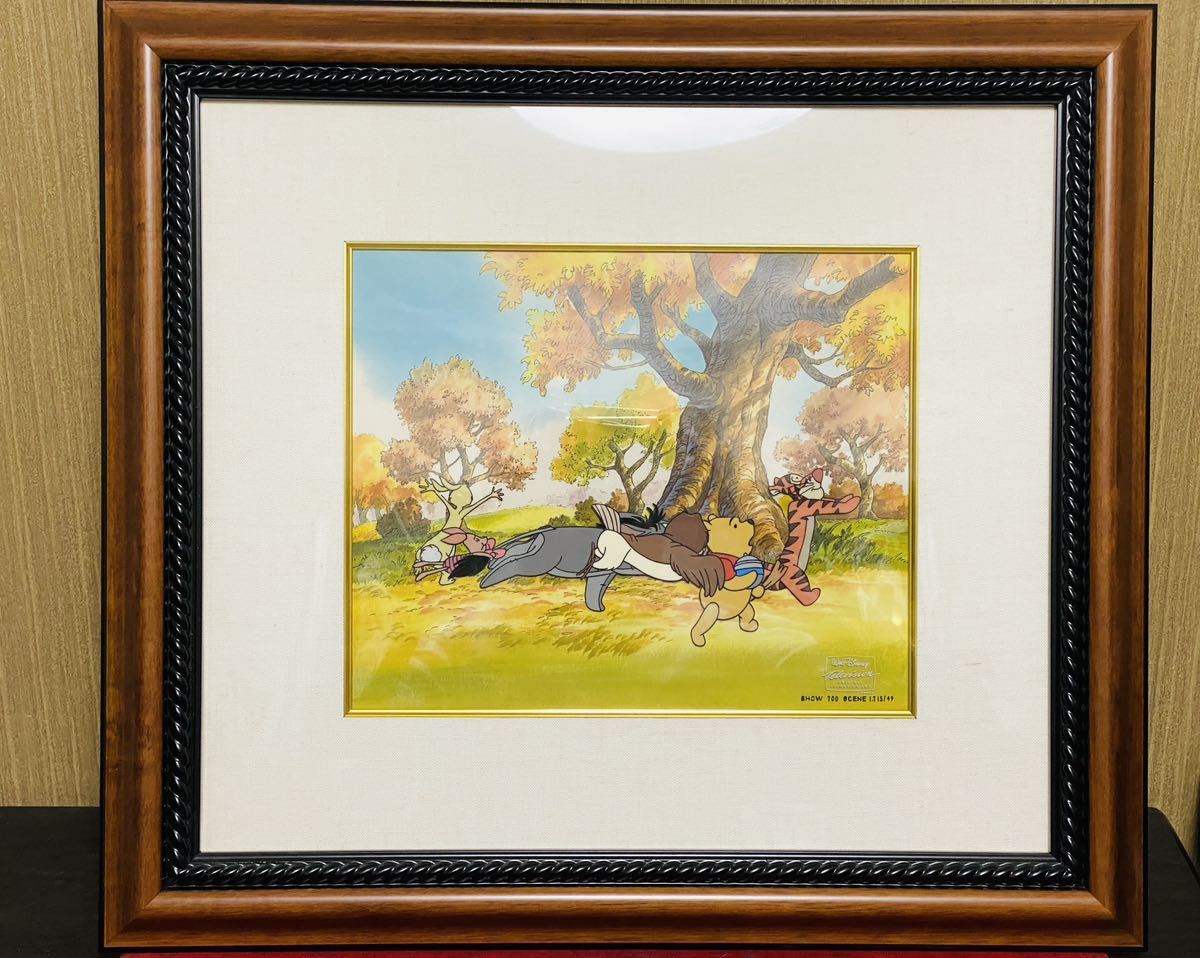 真作 ディズニー アニメーションアート くまのプーさん セル画 Pooh 絵