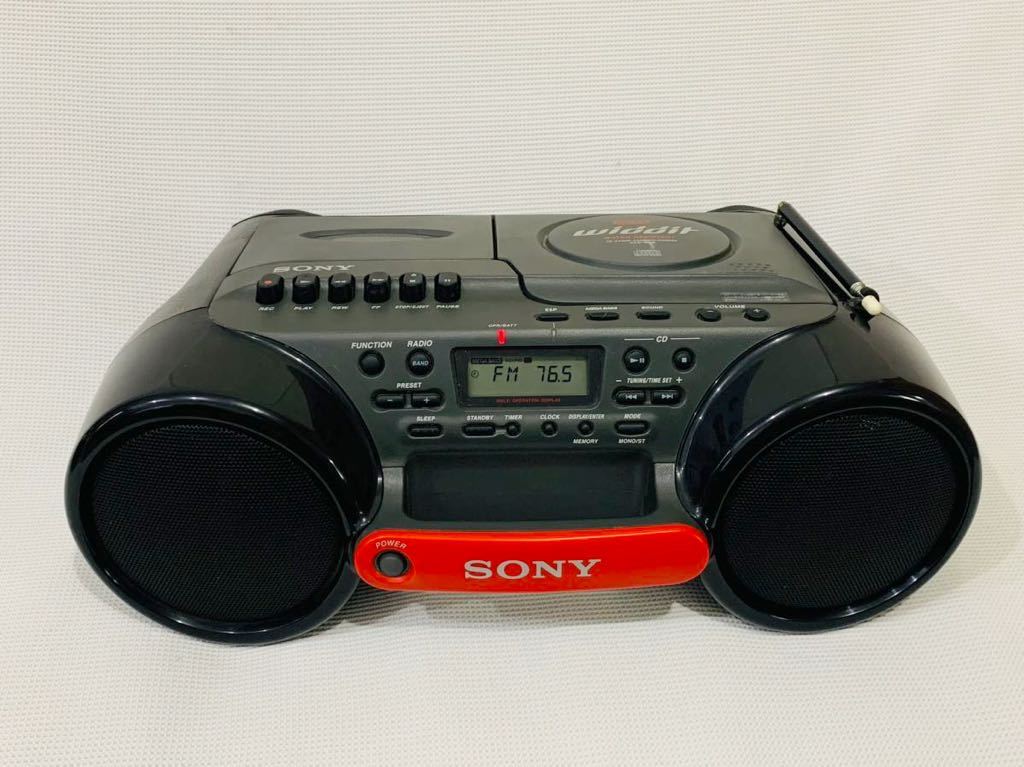 ★SONY/ソニー★ESP widdit CD ラジオ カセットコーダー CFD-980 CDラジカセ★の画像1