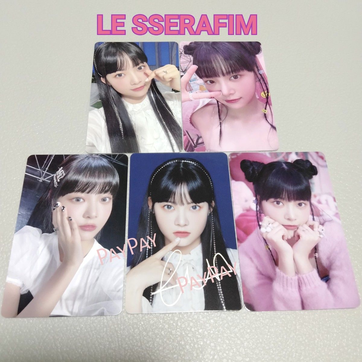 LE SSERAFIM ウンチェ EUNCHAE FEARLESS トレカ セミコンプ ル LE SSERAFIM ウンチェ EUNCHAE FEARLESS トレカ セミコンプ ル