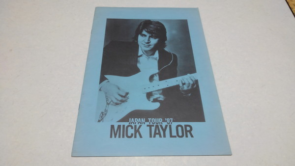 □　MICK TAYLOR　ミック・テイラー 1987　ツアーパンフレット　※管理番号 pa1557_画像1