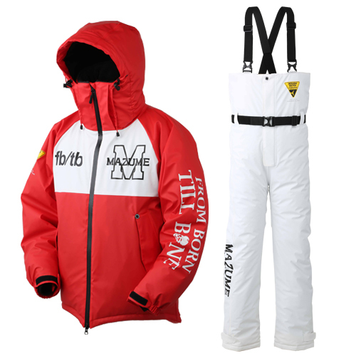 mazume MZFW-632 ラフウォーター オールウェザースーツPOP レッド M