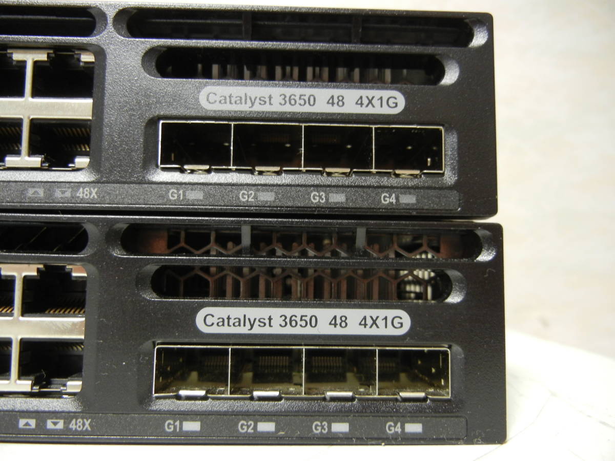 {}[ б/у ]2 шт. SET Cisco WS-C3650-48TS-E Catalyst 3650 серии ipservices источник питания 2 -слойный первый период .