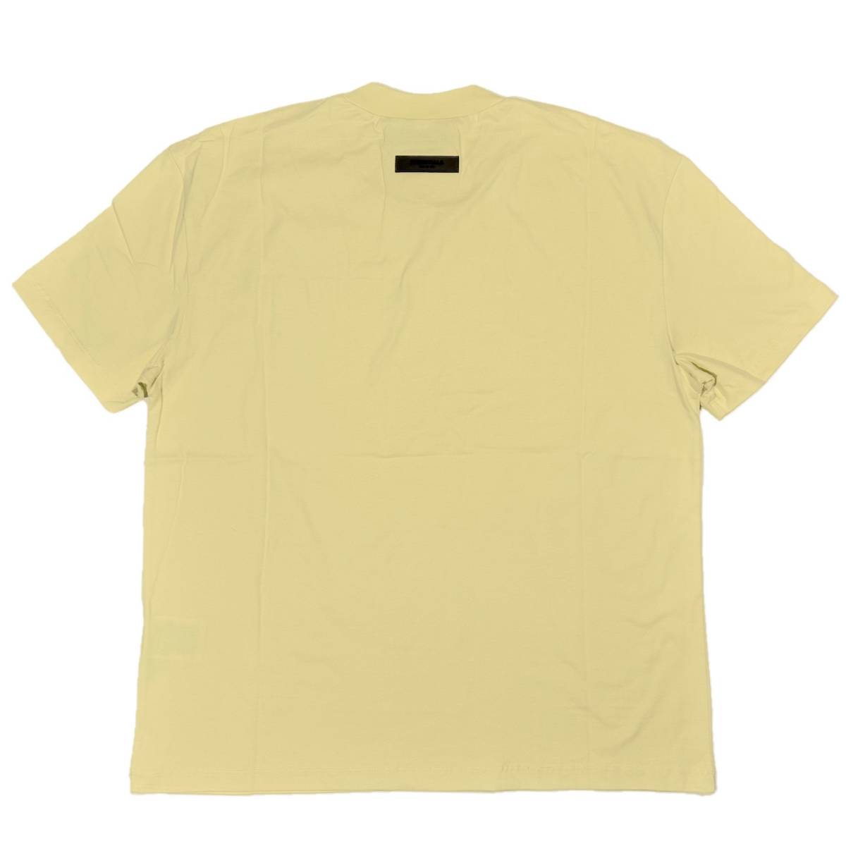 [並行輸入品] FEAR OF GOD FOG ESSETIALS エッセンシャルズ フロントロゴ 半袖 Tシャツ (クリーム) (M)