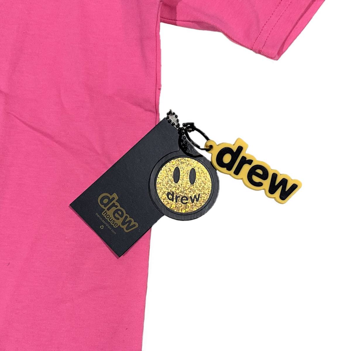 [並行輸入品] DREW HOUSE ドリューハウス MASCOT プリント 半袖 Tシャツ (ピンク) (L)_画像4