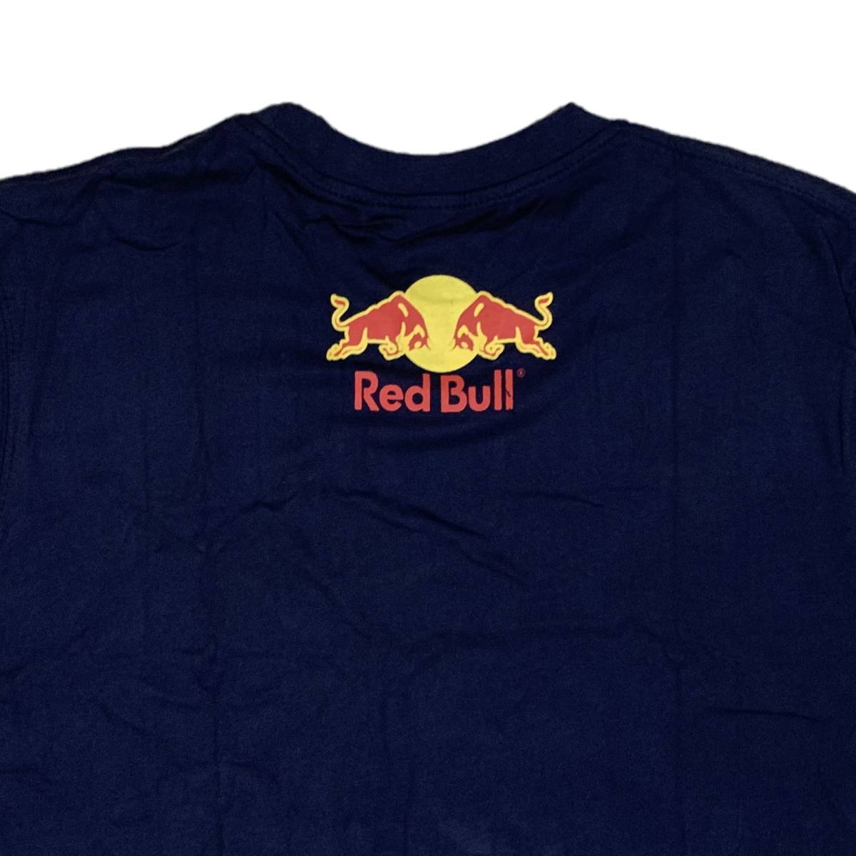 [並行輸入品] Red Bull レッドブル ブランドロゴ プリントTシャツ (ネイビー) XLの画像4