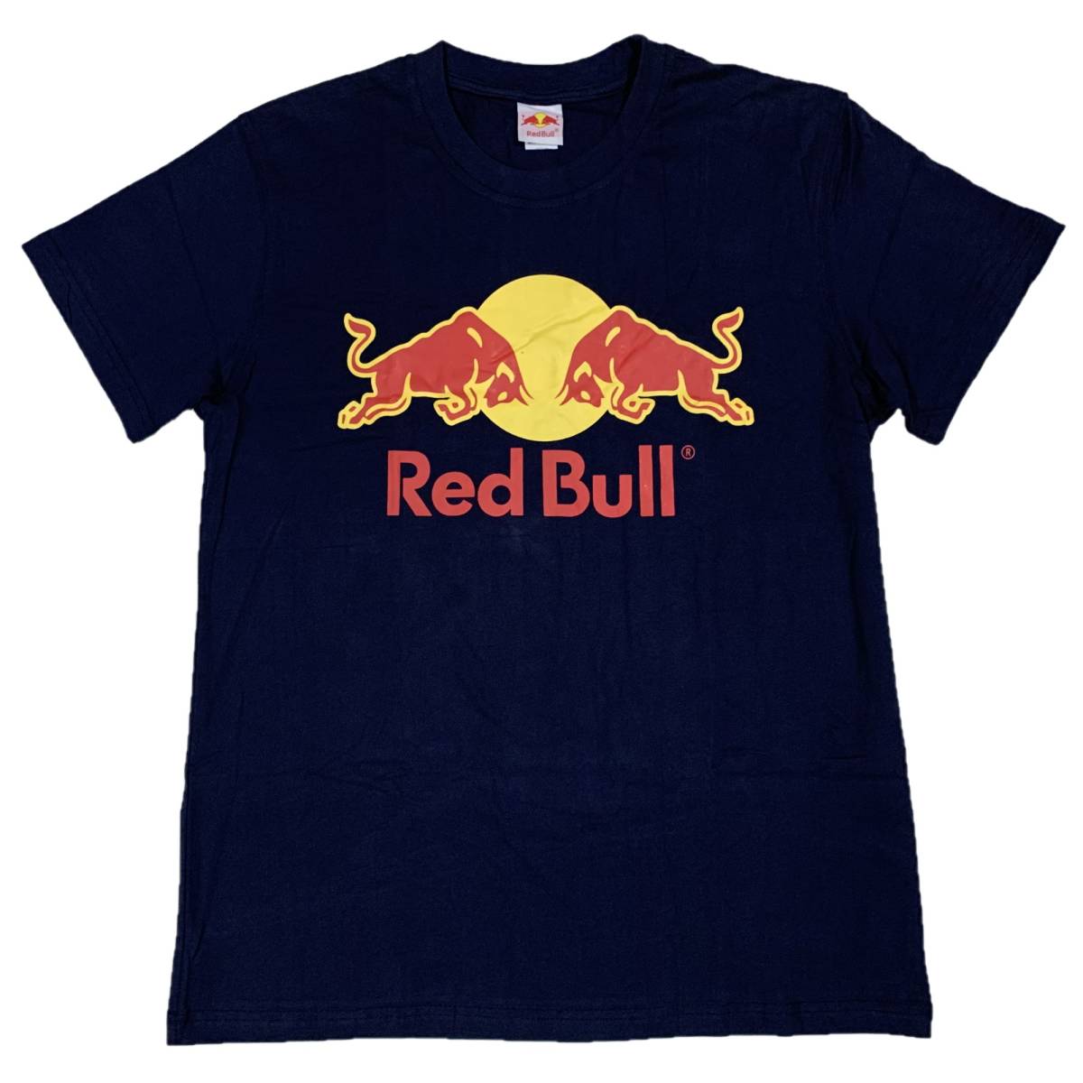 [並行輸入品] Red Bull レッドブル ブランドロゴ プリントTシャツ (ネイビー) XLの画像1