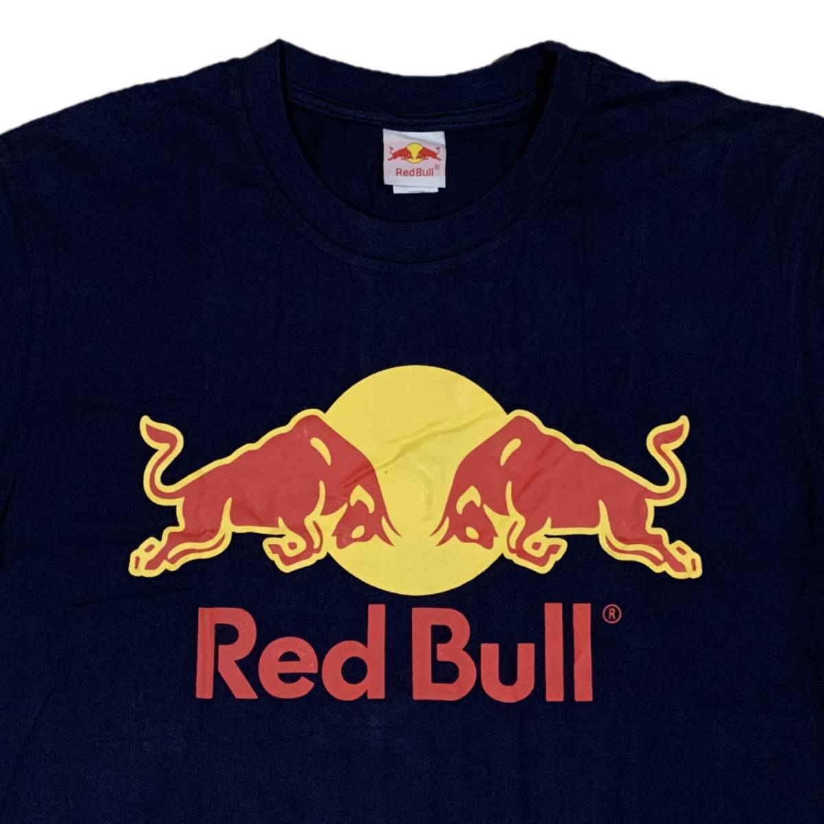[並行輸入品] Red Bull レッドブル ブランドロゴ プリントTシャツ (ネイビー) XLの画像3
