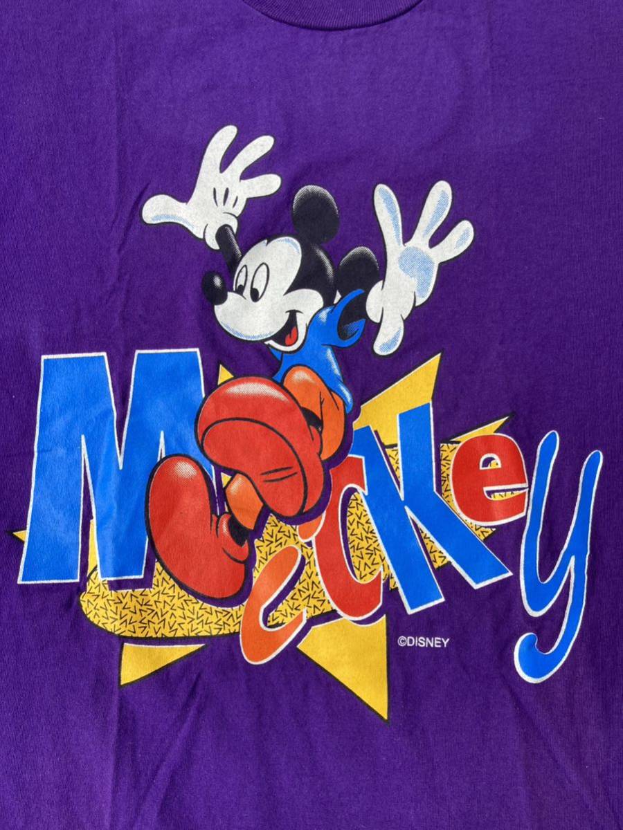 美品未使用品Disney ディズニー ミッキーマウス Tシャツ ヴィンテージ MICKEY MOUSE VINTAGE 90年代 アメリカ製 MADE IN USA VELVA SHEENの画像1