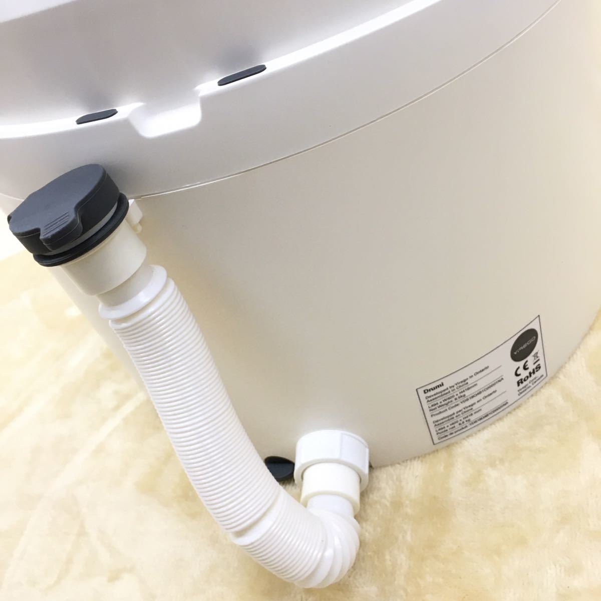 Yahoo!オークション - YiREGO ポータブル 小型足踏み洗濯機 小型 Yahoo!オークション - YiREGO ポータブル 小型足踏み洗濯機 小型