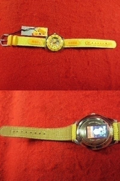 DN5G4)* work properly wristwatch *Disny Disney * Winnie-the-Pooh Winnie The Pooh . company ..* unused goods 