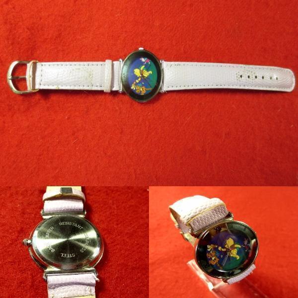 DN442)* work properly wristwatch *Disney Disney *Winnie-the-Pooh Winnie The Pooh ....