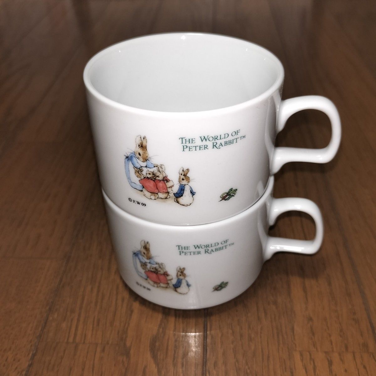 【未使用】ピーターラビット 食器 ペア セット  ケンタッキー PETER RABBIT