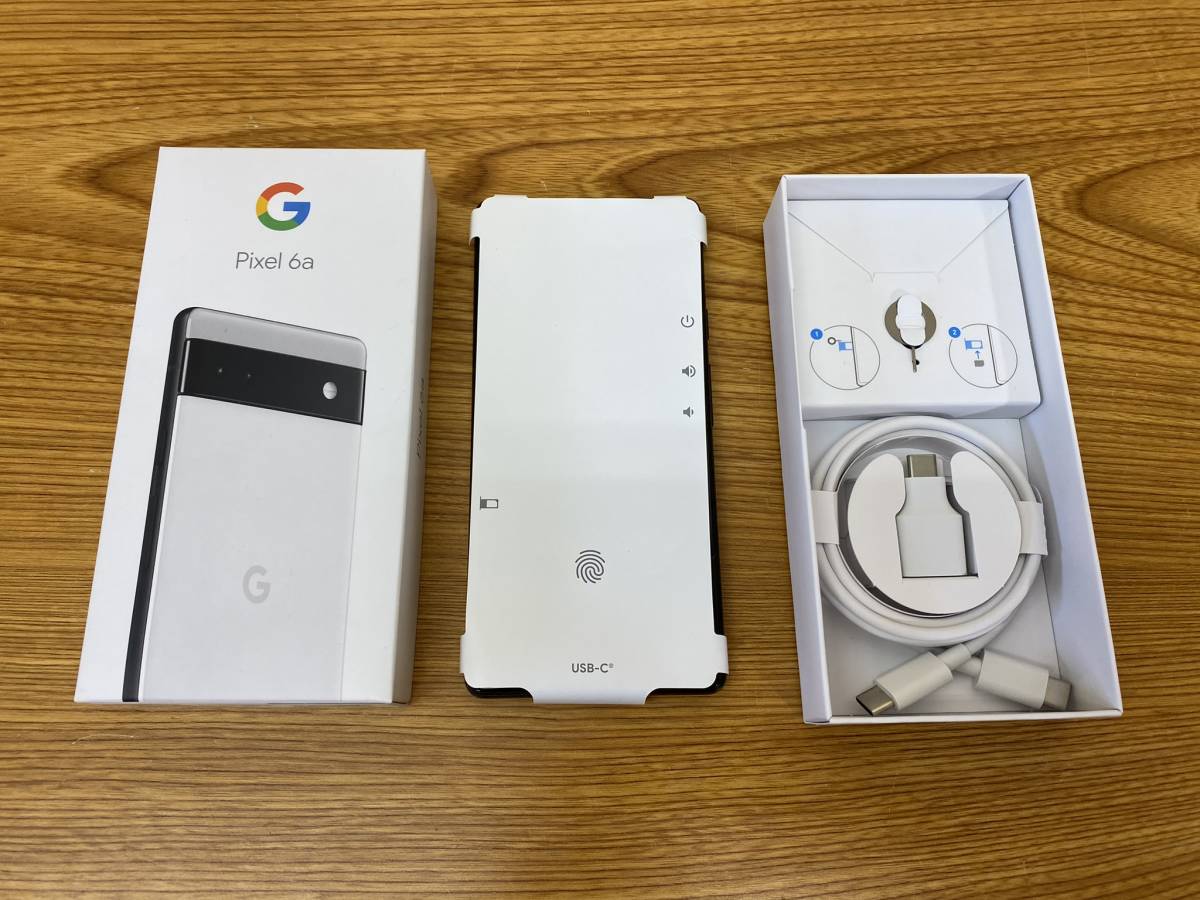 美品 SIMフリー◇Google Pixel 6a 128GB Chalk◇判定○ www.alphabet