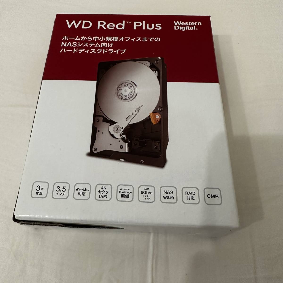 新品未使用WD Red Plus ウエスタンデジタル3.5インチHDD