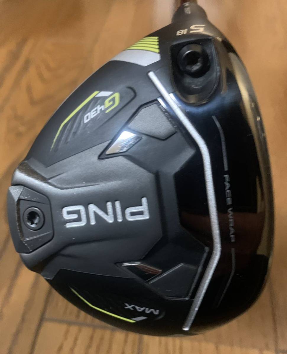 【】 ピン G430 フェアウェイウッド5W PING TOUR CHROME 65S レフティ