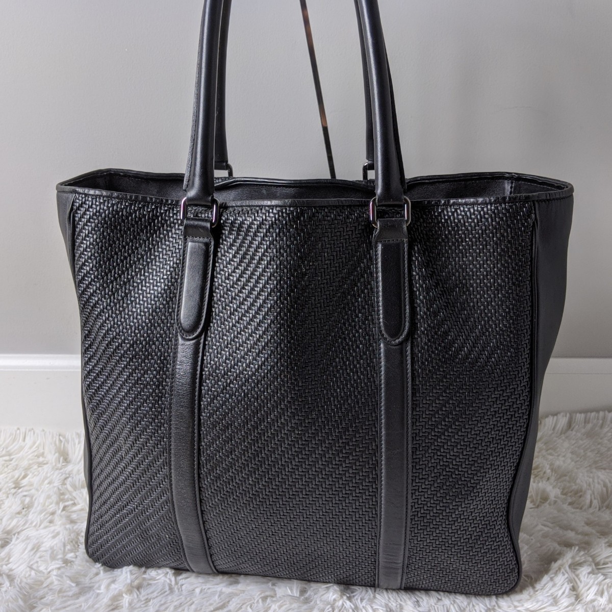 沸騰ブラドン 【定価32万 極美品】エルメネジルドゼニア トートバッグ