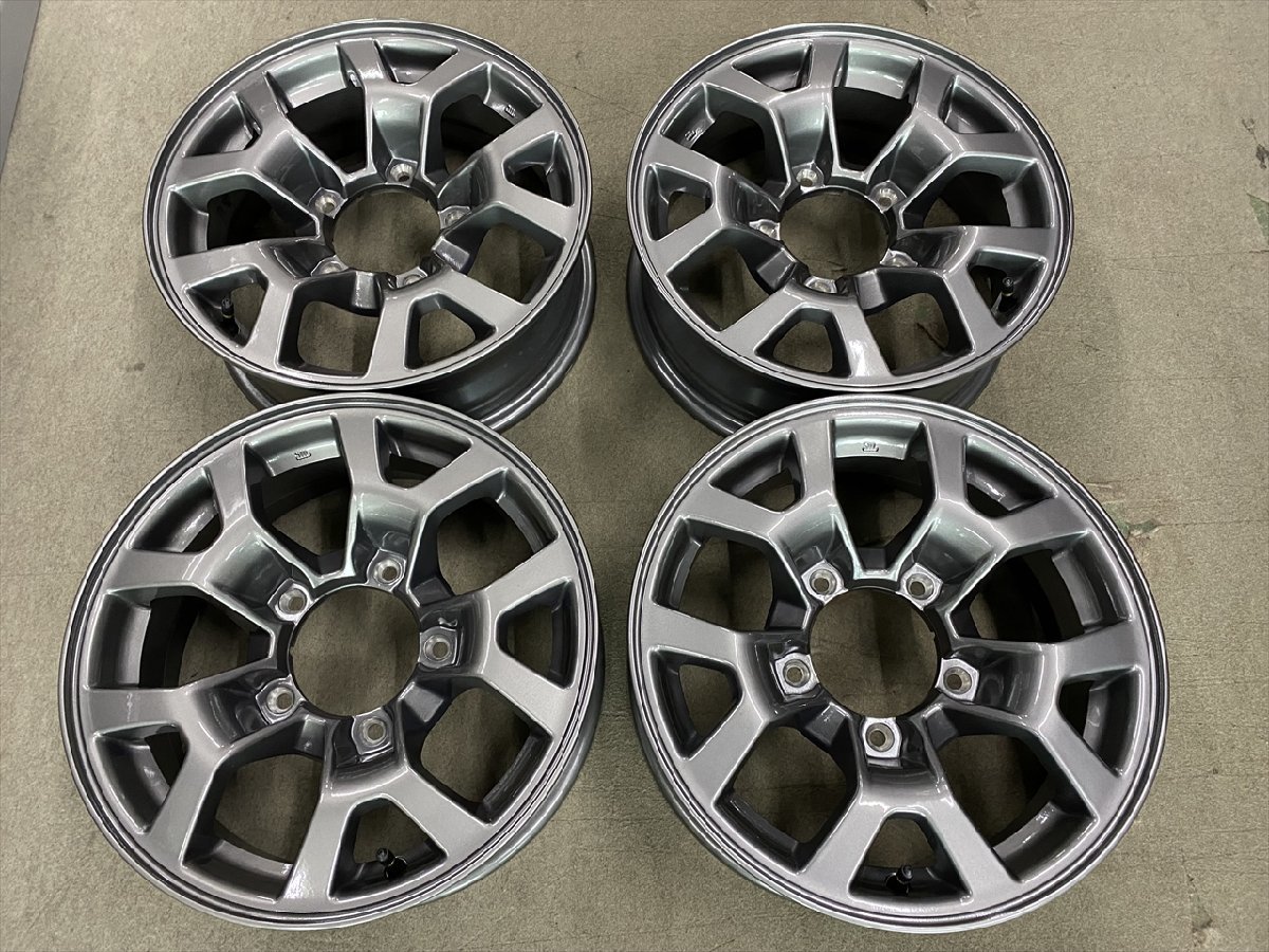 【新車外し】ジムニー シエラ JB74 純正 15インチ 5.5J ET+5 PCD139.7 5H JB23 スタッドレスタイヤ用にも！
