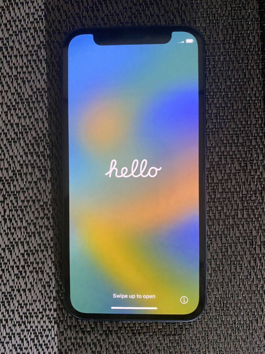 iPhone12 mini ブルー 新品同等品 未使用 カバー、液晶シート付き SIM
