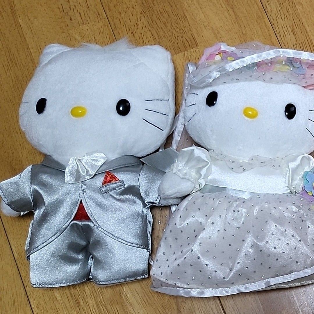 ぬいぐるみ ウェディングドール ハローキティ ダニエル サンリオ ぬいぐるみ ウェディングドール ハローキティ ダニエル サンリオ