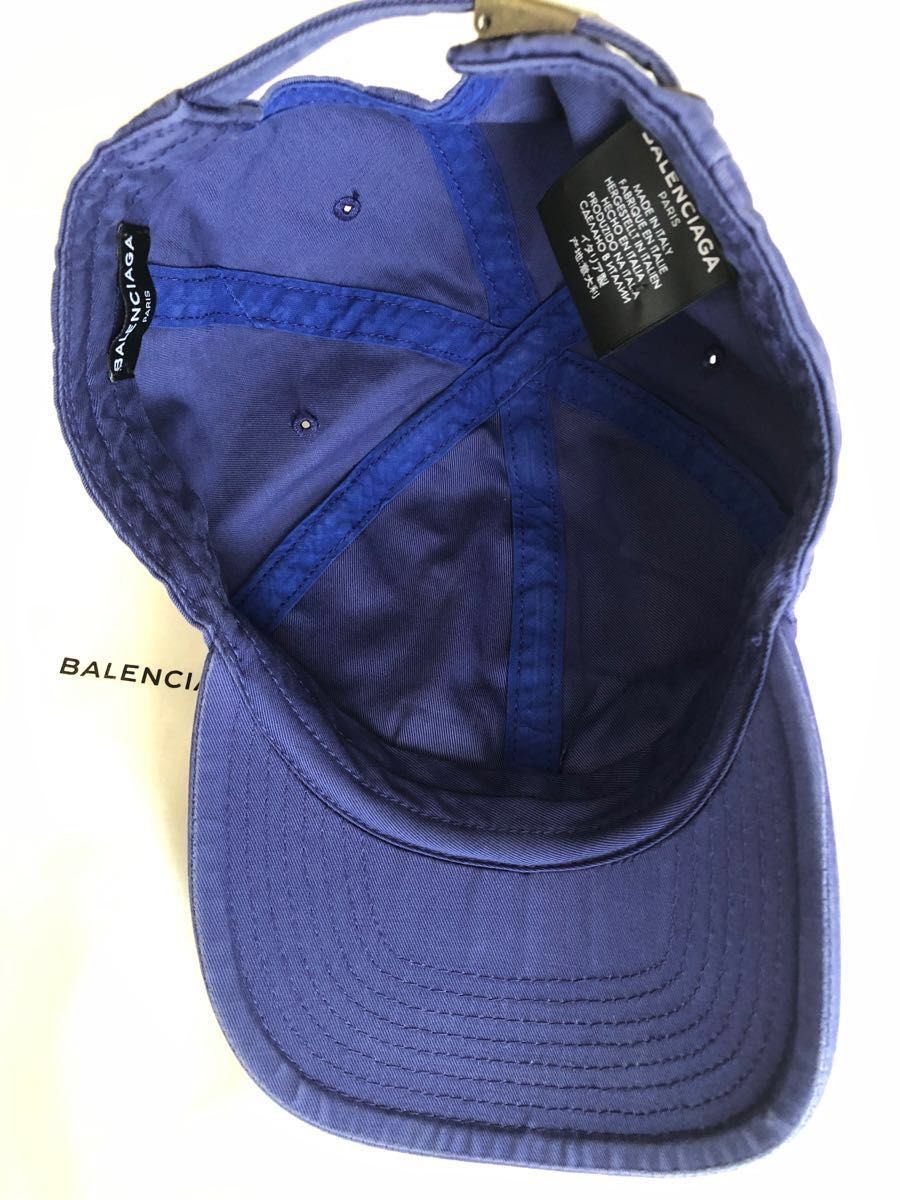 【美品】Balenciaga 100周年記念 キャンペーン ロゴ 2017 キャップ