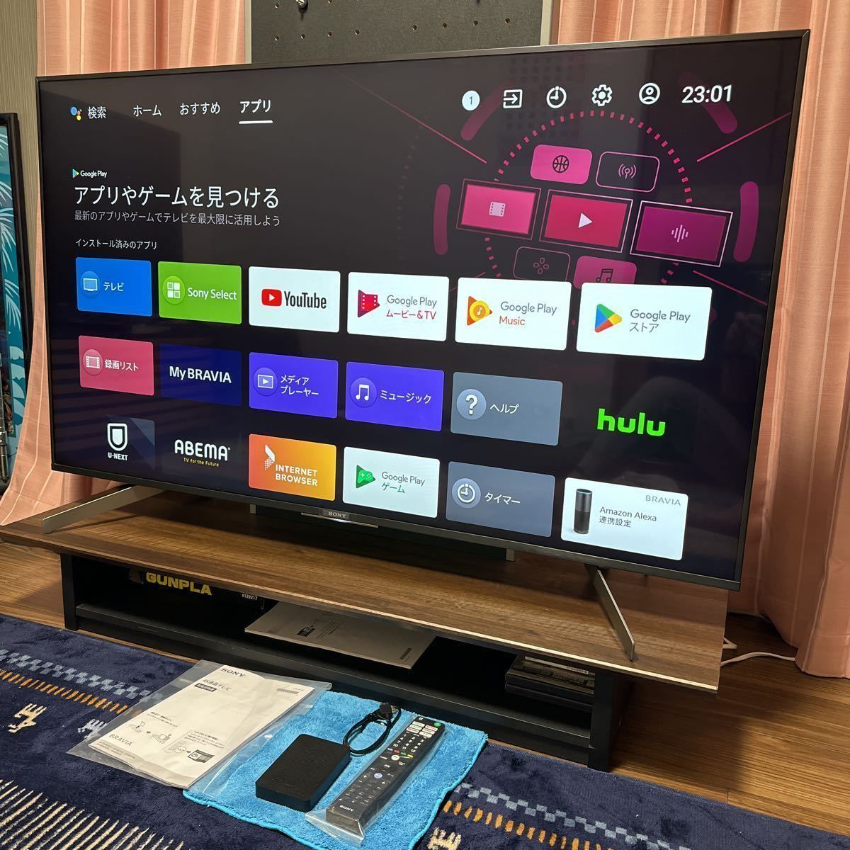 SONYブラビアkj-55x8550g-