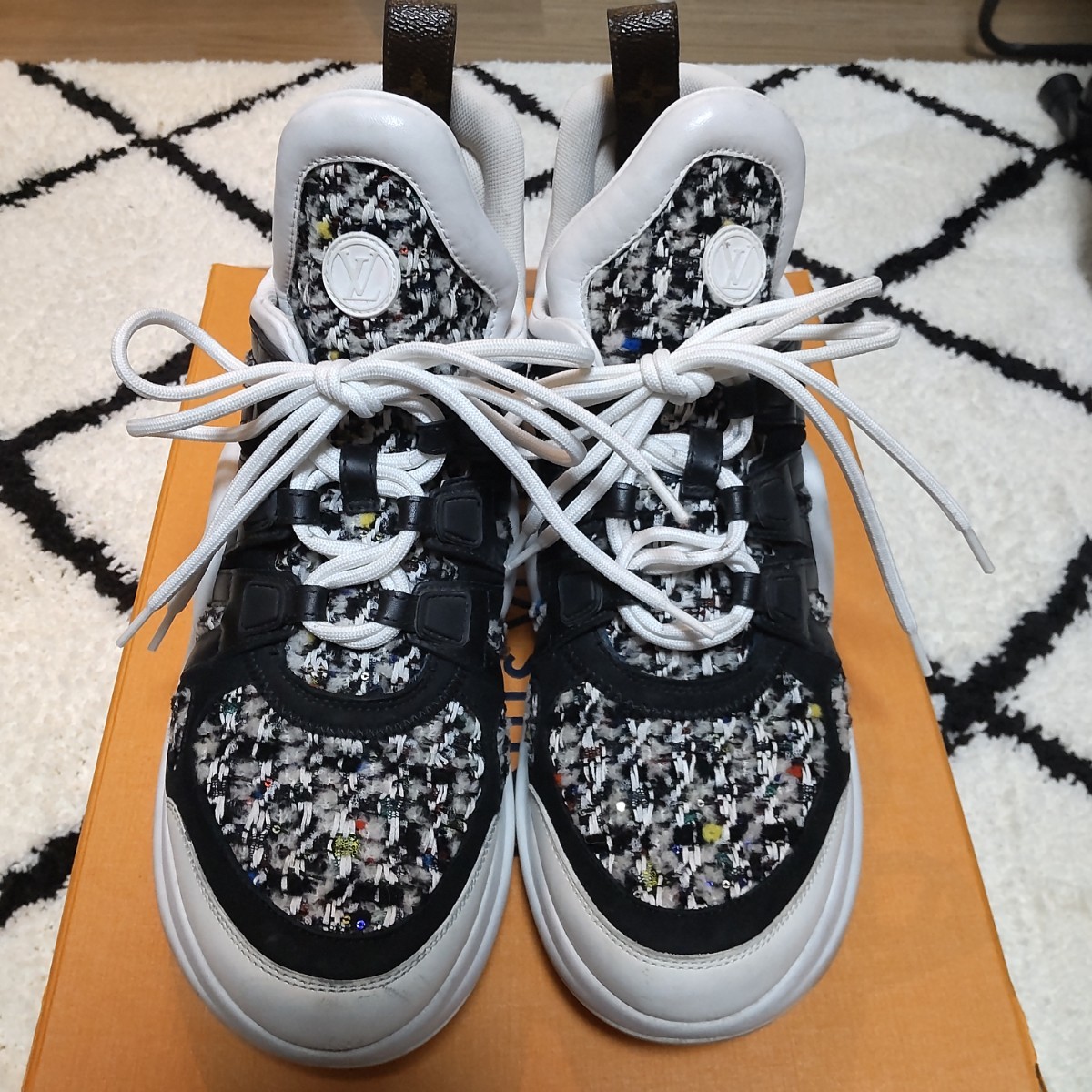 LOUIS VUITTON アークライト ツイードスニーカー 42 ルイ・ヴィトン LOUIS VUITTON アークライト ツイードスニーカー 42 ルイ・ヴィトン