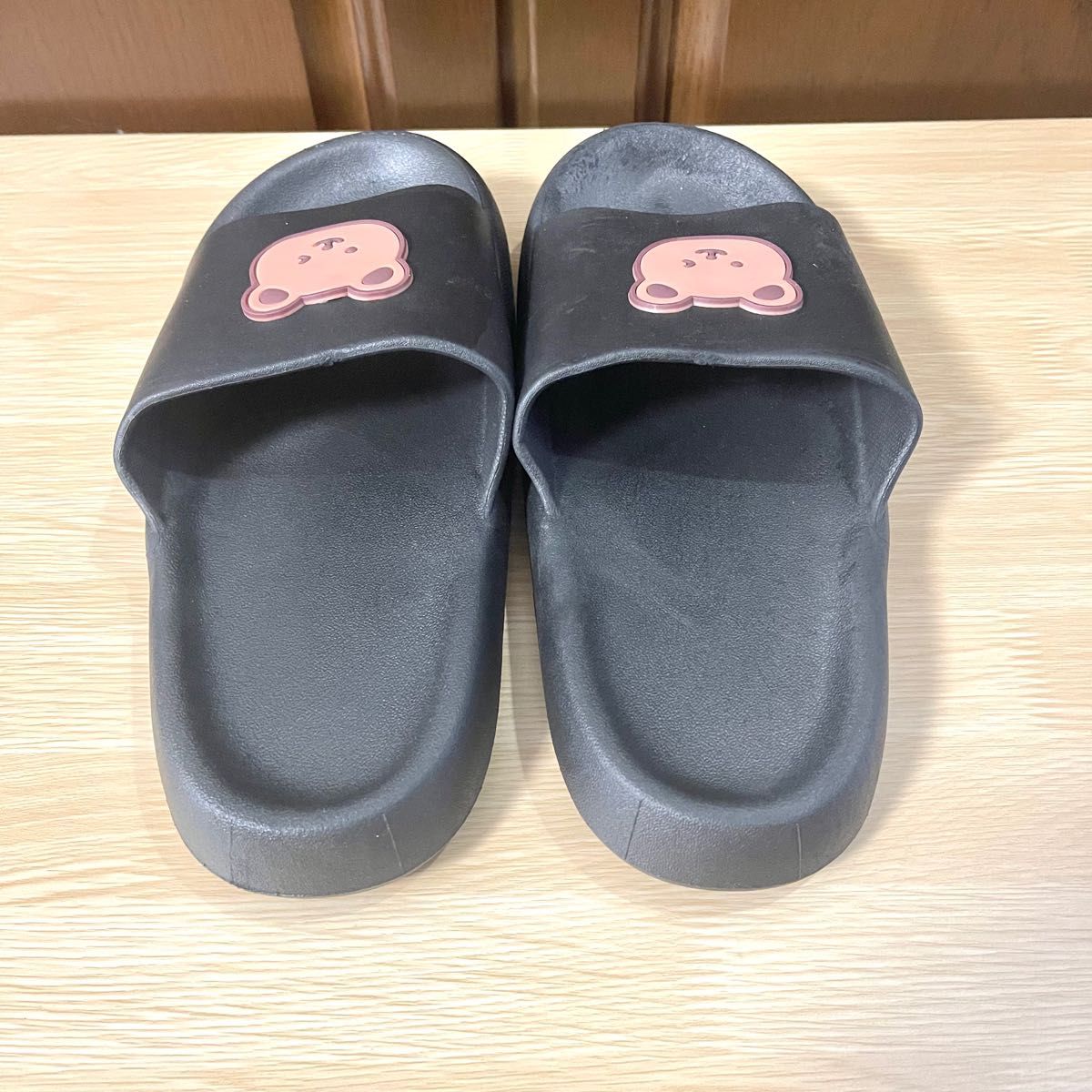 スリッパ ベランダサンダル くまさん 室内履き ゴム 柔らかい ルーム