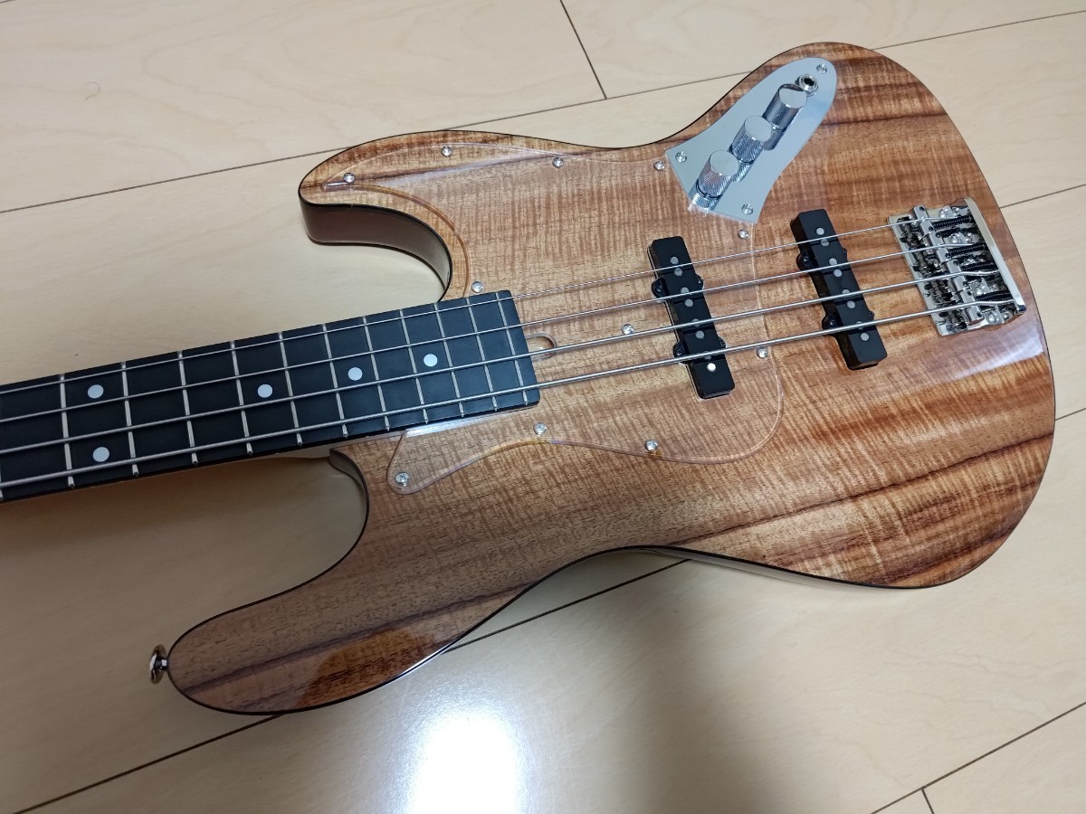 期間限定値引き　bacchus WL4KOA-ALD craft series woodlineモデル 試奏のみ　ジャズベース_画像1