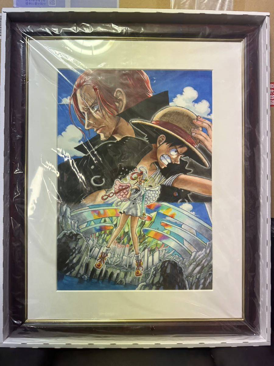 額装高精細複製原画 ONE PIECE/FILM RED」ワンピース フィルムレッド