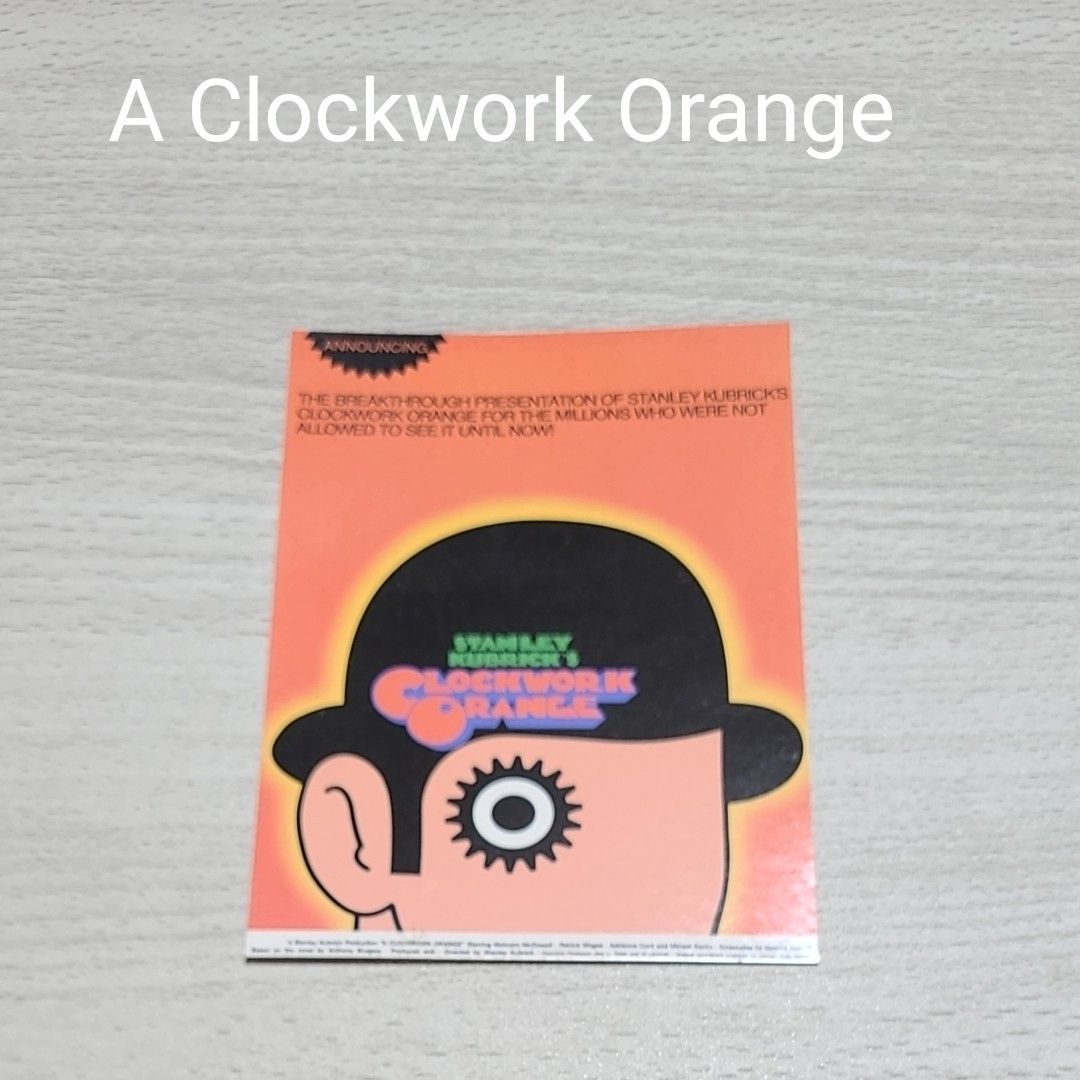 時計じかけのオレンジ　A Clockwork Orange　ポストカード　