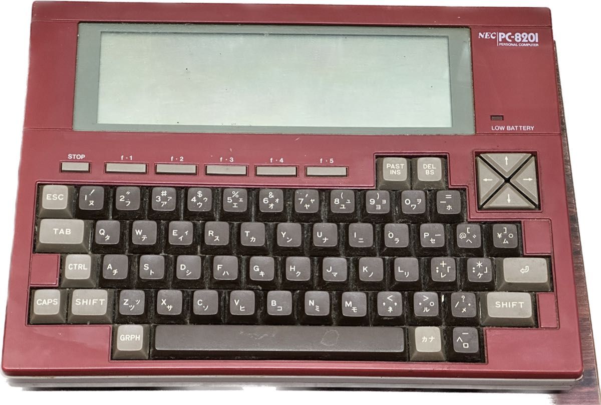 NEC PC-8201 ハンドヘルドコンピュータ レッド レトロパソコン NEC PC-8201 ハンドヘルドコンピュータ レッド レトロパソコン