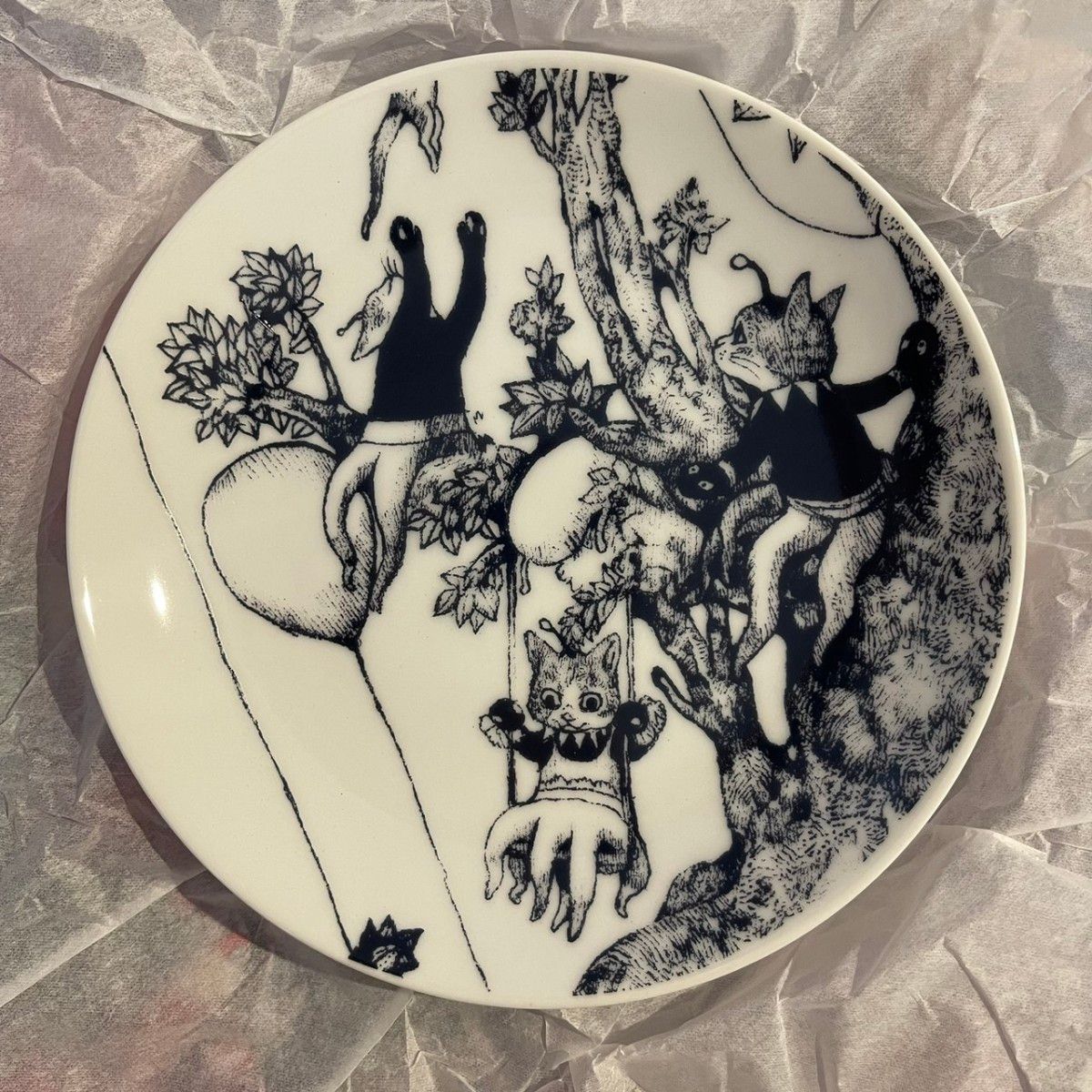 ヒグチユウコ CIRCUS展 テーブルウェア CIRCUS TREE 14cm 丸皿 6枚